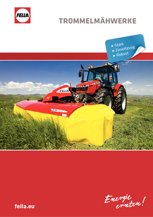 Челно монтирани барабанни косачки без кондиционер Fella KM 230 FP
