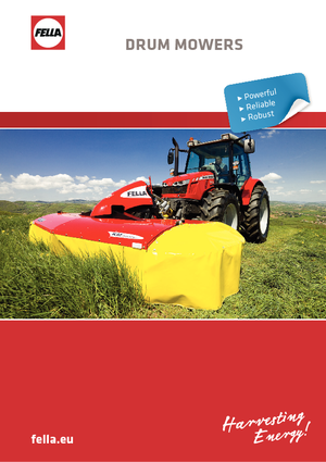 Челно монтирани барабанни косачки без кондиционер Fella KM 230 FP