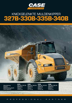 Съчленени самосвали Case 340B