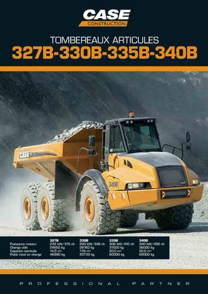 Съчленени самосвали Case 340B