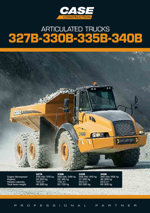 Съчленени самосвали Case 340B