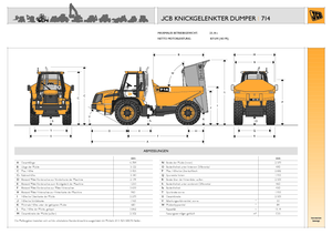 Съчленени самосвали JCB 714