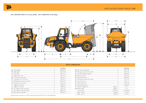 Съчленени самосвали JCB 714