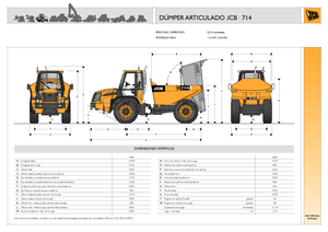 Съчленени самосвали JCB 714