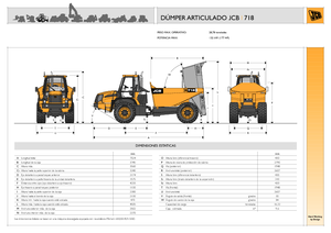 Съчленени самосвали JCB 718