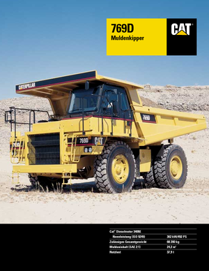 Камиони-самосвали Caterpillar 769 D