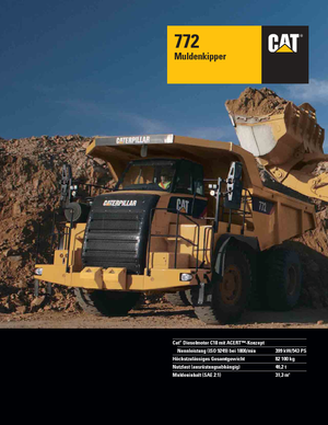 Камиони-самосвали Caterpillar 772