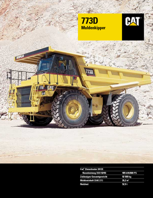 Камиони-самосвали Caterpillar 773 D