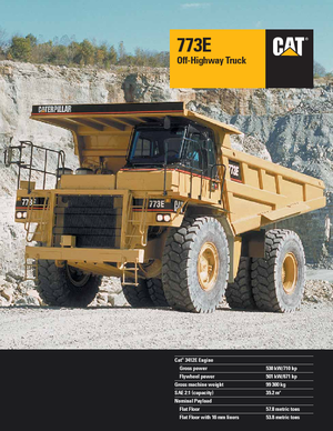 Камиони-самосвали Caterpillar 773 E