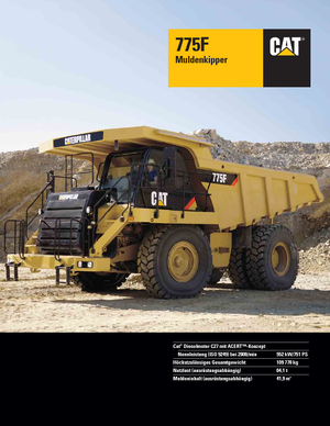 Камиони-самосвали Caterpillar 775F