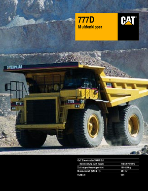 Камиони-самосвали Caterpillar 777 D