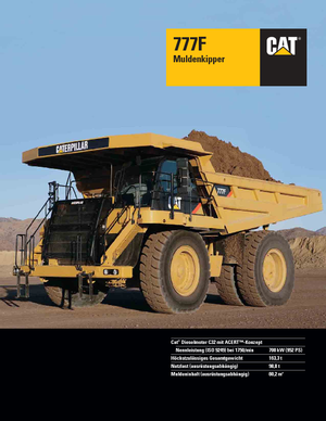Камиони-самосвали Caterpillar 777F