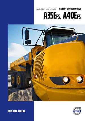 Съчленени самосвали Volvo A35E FS 6x6