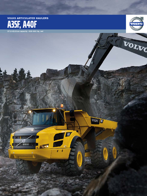 Съчленени самосвали Volvo A40F