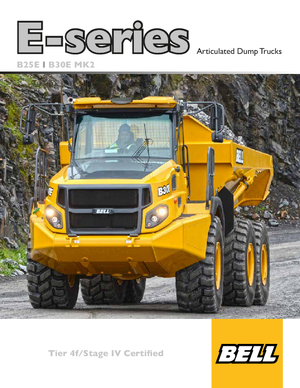 Съчленени самосвали Bell B25E