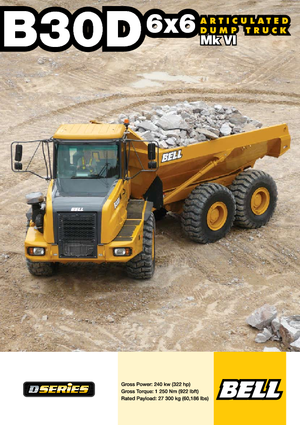 Съчленени самосвали Bell B 30 D