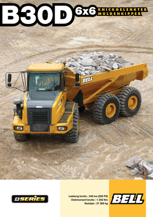 Съчленени самосвали Bell B 30 D