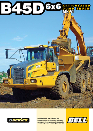 Съчленени самосвали Bell B 45 D