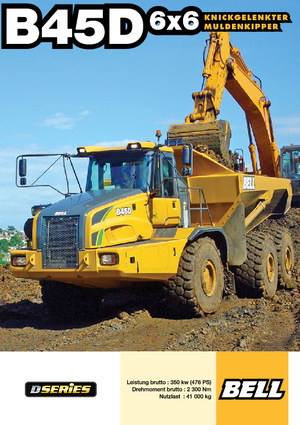 Съчленени самосвали Bell B 45 D