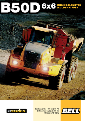 Съчленени самосвали Bell B 50 D