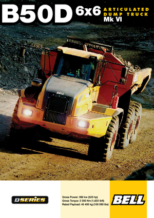 Съчленени самосвали Bell B 50 D