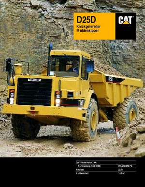 Съчленени самосвали Caterpillar D 25 D