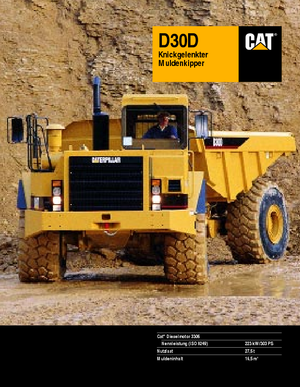 Съчленени самосвали Caterpillar D 30 D