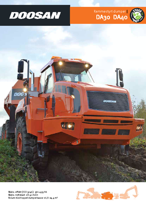 Съчленени самосвали Doosan DA30