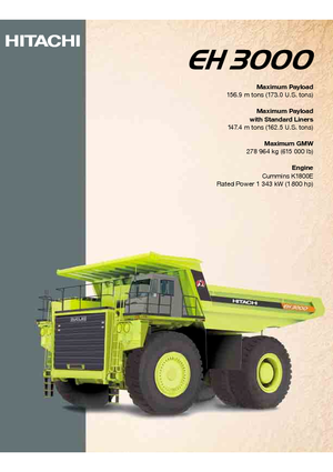 Камиони-самосвали Hitachi EH 3000