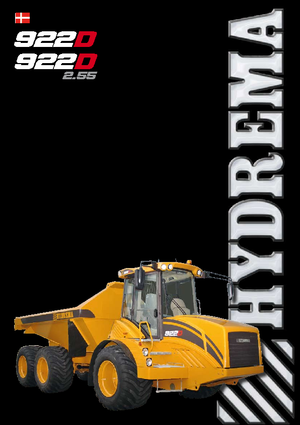 Съчленени самосвали Hydrema H 922 D 2.55