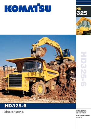 Камиони-самосвали Komatsu HD325-6/4WD