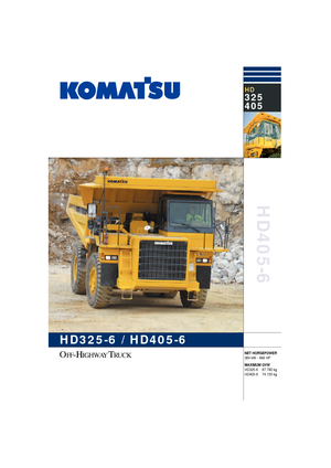 Камиони-самосвали Komatsu HD325-6