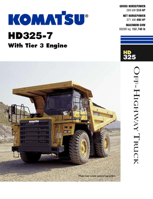 Камиони-самосвали Komatsu HD325-7