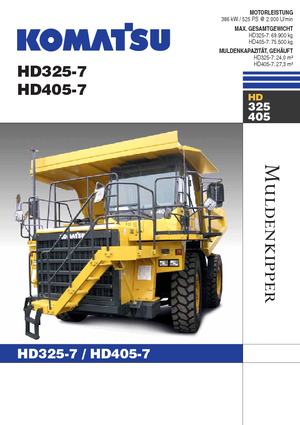 Камиони-самосвали Komatsu HD405-7