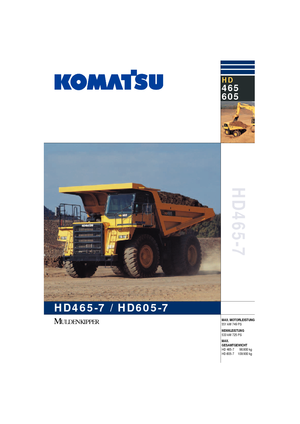 Камиони-самосвали Komatsu HD465-7