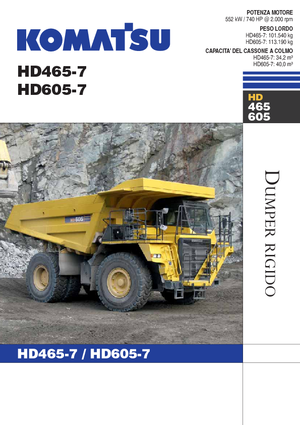 Камиони-самосвали Komatsu HD465-7