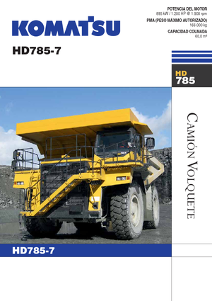 Камиони-самосвали Komatsu HD785-7
