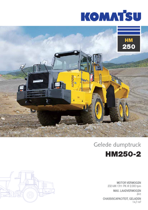 Съчленени самосвали Komatsu HM250-2