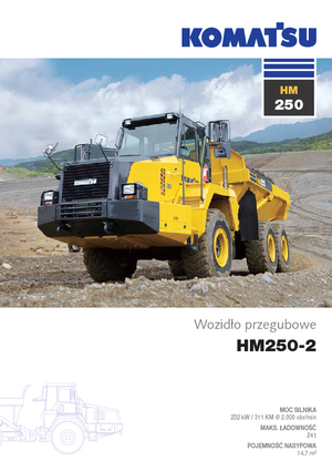 Съчленени самосвали Komatsu HM250-2