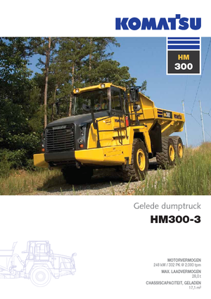 Съчленени самосвали Komatsu HM300-3