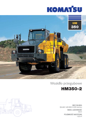 Съчленени самосвали Komatsu HM350-2