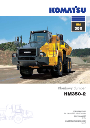 Съчленени самосвали Komatsu HM350-2