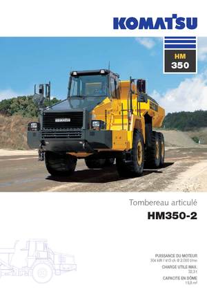 Съчленени самосвали Komatsu HM350-2