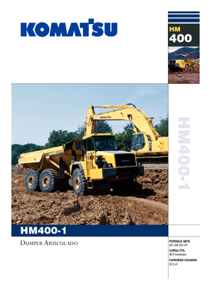 Съчленени самосвали Komatsu HM400-1