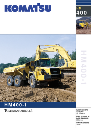 Съчленени самосвали Komatsu HM400-1