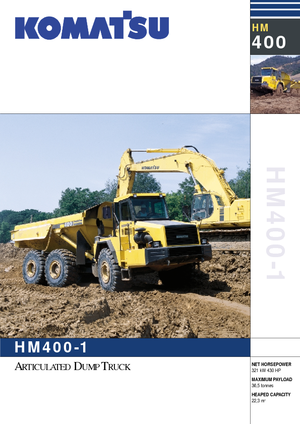 Съчленени самосвали Komatsu HM400-1