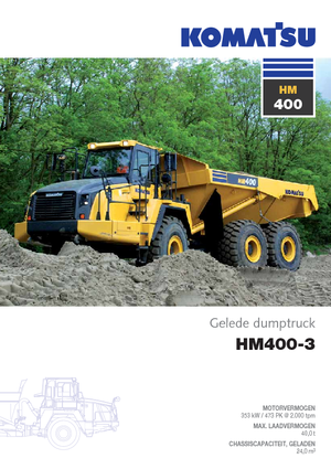 Съчленени самосвали Komatsu HM400-3