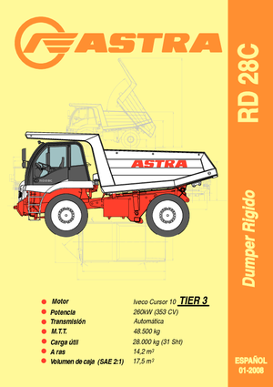 Камиони-самосвали Astra RD 28 C