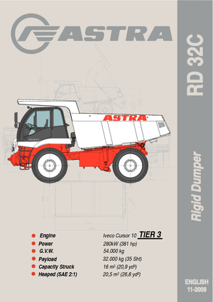 Камиони-самосвали Astra RD 32 C