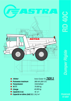 Камиони-самосвали Astra RD 40 C